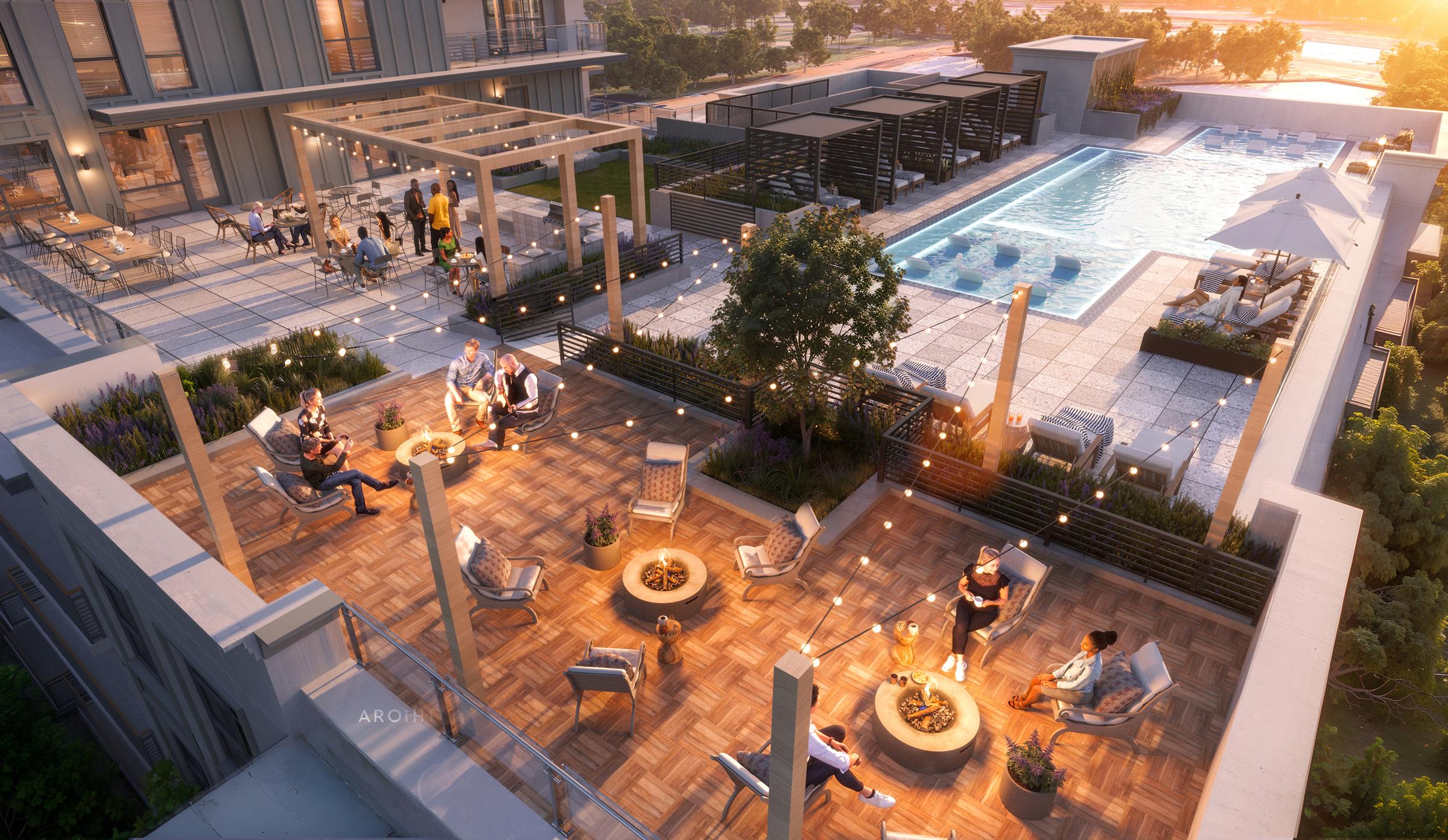 Rooftop terrace